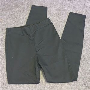 Army Green Slim Fit Dress Pants